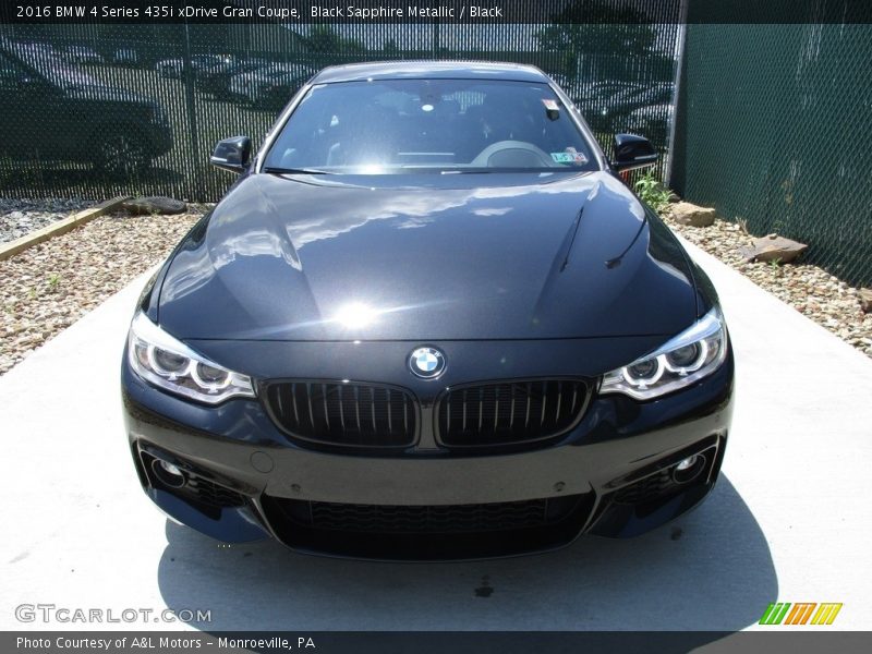 Black Sapphire Metallic / Black 2016 BMW 4 Series 435i xDrive Gran Coupe