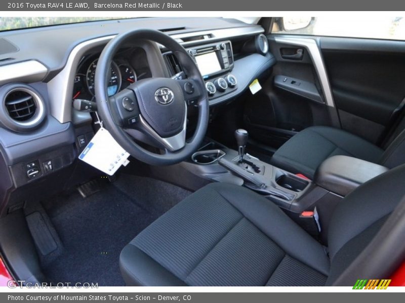 Barcelona Red Metallic / Black 2016 Toyota RAV4 LE AWD