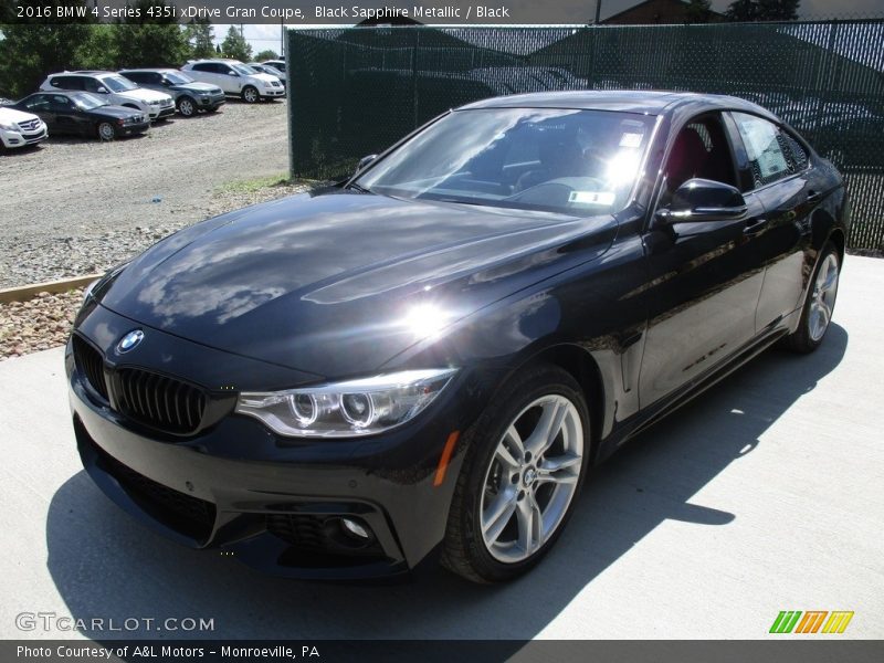 Black Sapphire Metallic / Black 2016 BMW 4 Series 435i xDrive Gran Coupe