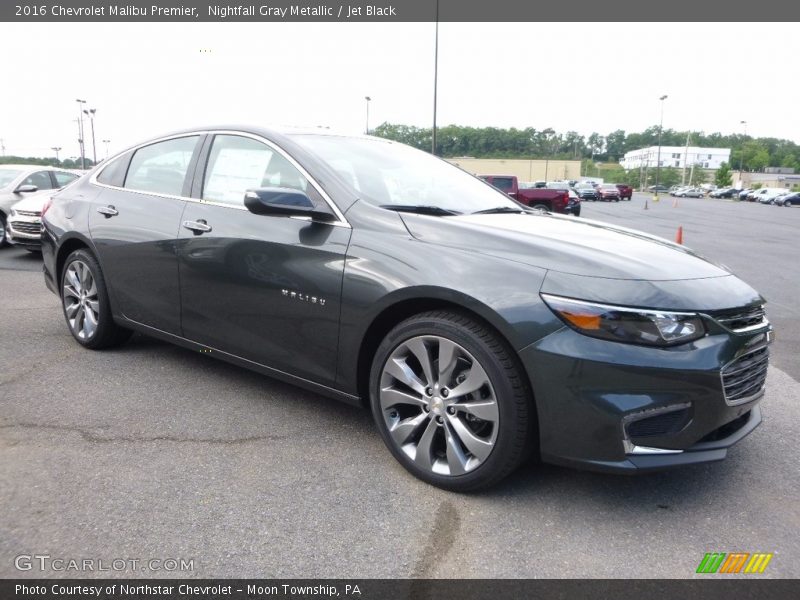 Nightfall Gray Metallic / Jet Black 2016 Chevrolet Malibu Premier