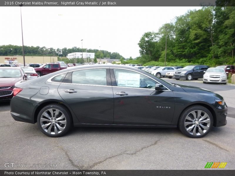 Nightfall Gray Metallic / Jet Black 2016 Chevrolet Malibu Premier