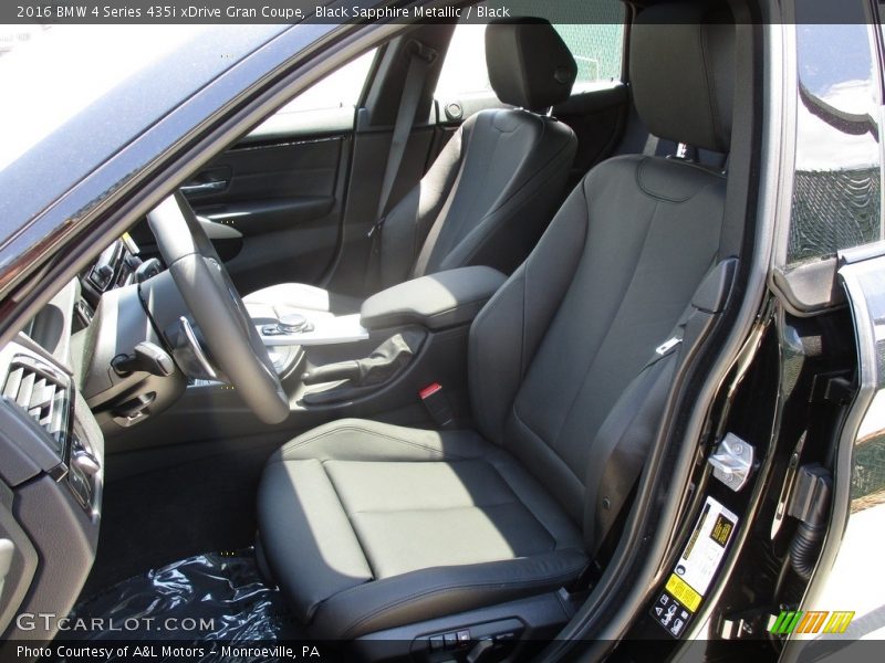 Black Sapphire Metallic / Black 2016 BMW 4 Series 435i xDrive Gran Coupe