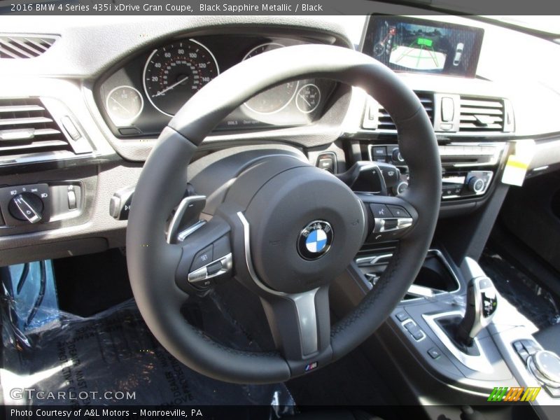 Black Sapphire Metallic / Black 2016 BMW 4 Series 435i xDrive Gran Coupe