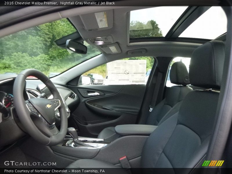 Nightfall Gray Metallic / Jet Black 2016 Chevrolet Malibu Premier