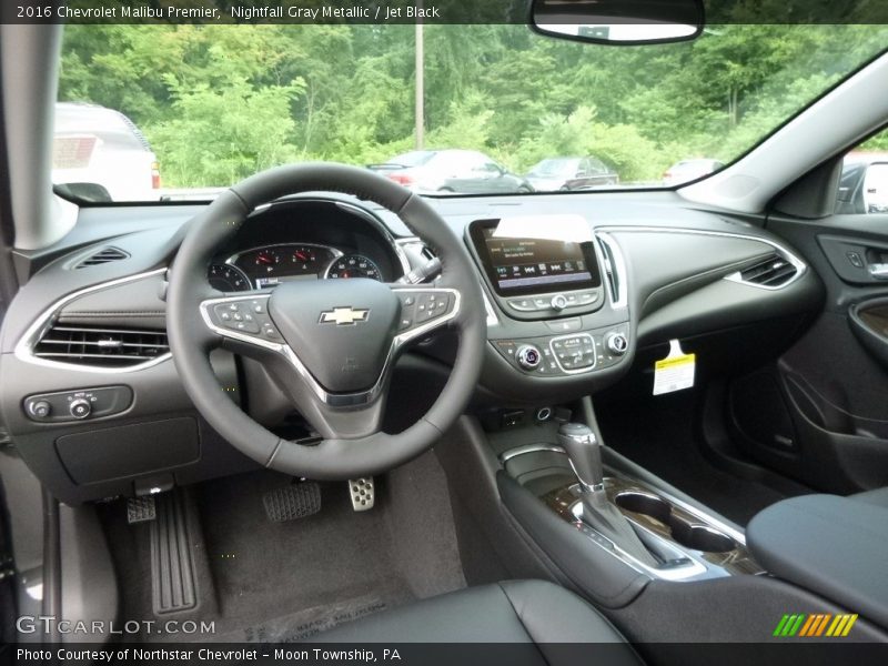 Nightfall Gray Metallic / Jet Black 2016 Chevrolet Malibu Premier