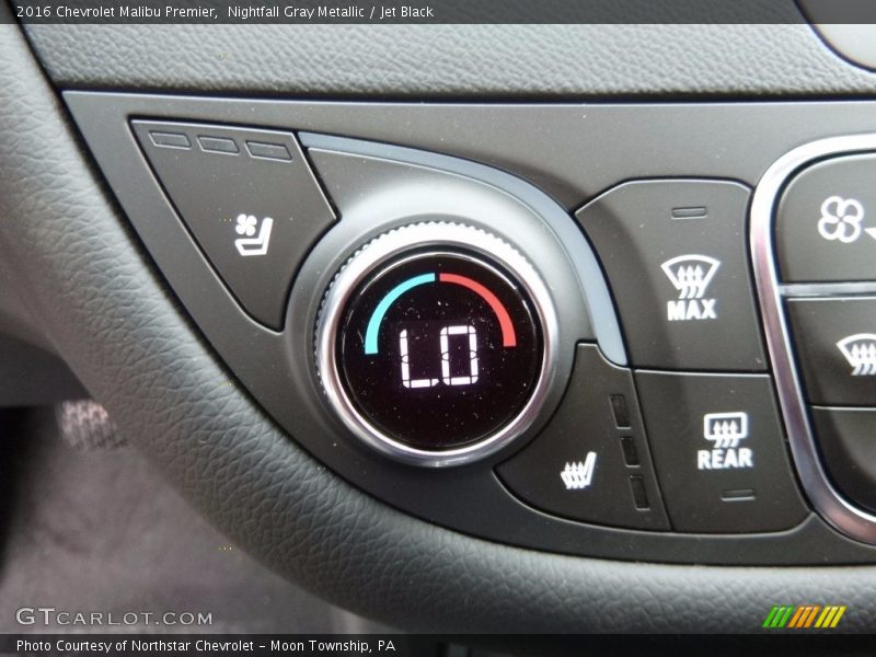 Nightfall Gray Metallic / Jet Black 2016 Chevrolet Malibu Premier