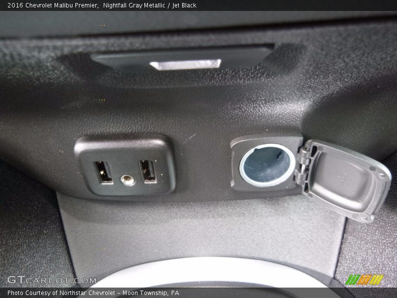 Nightfall Gray Metallic / Jet Black 2016 Chevrolet Malibu Premier