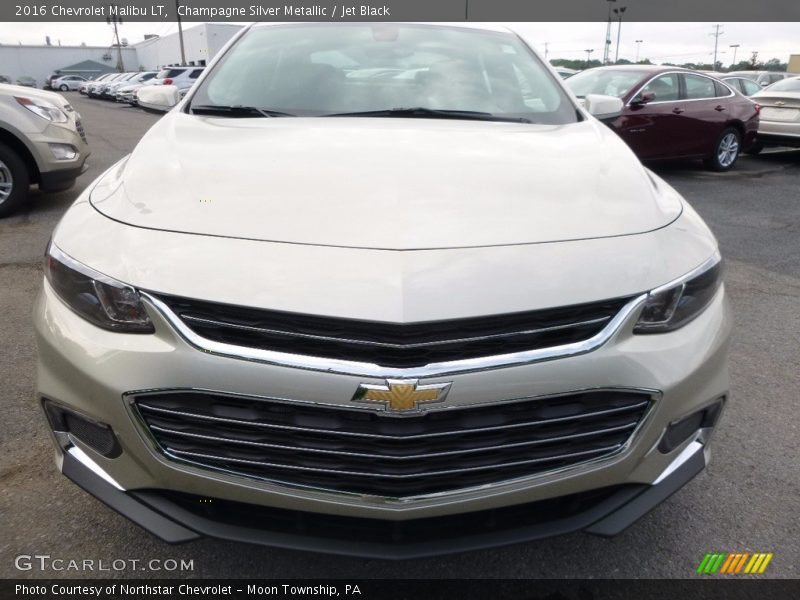 Champagne Silver Metallic / Jet Black 2016 Chevrolet Malibu LT