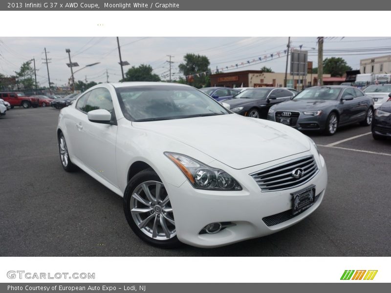 Moonlight White / Graphite 2013 Infiniti G 37 x AWD Coupe