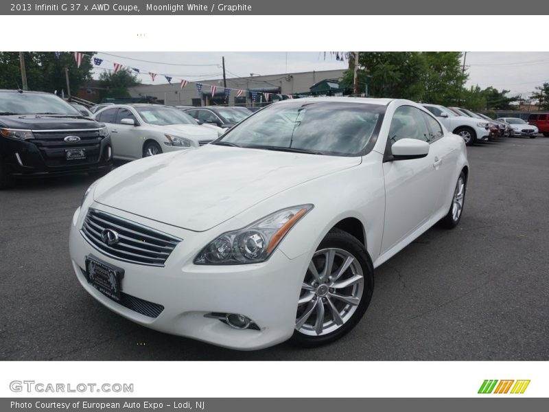 Moonlight White / Graphite 2013 Infiniti G 37 x AWD Coupe