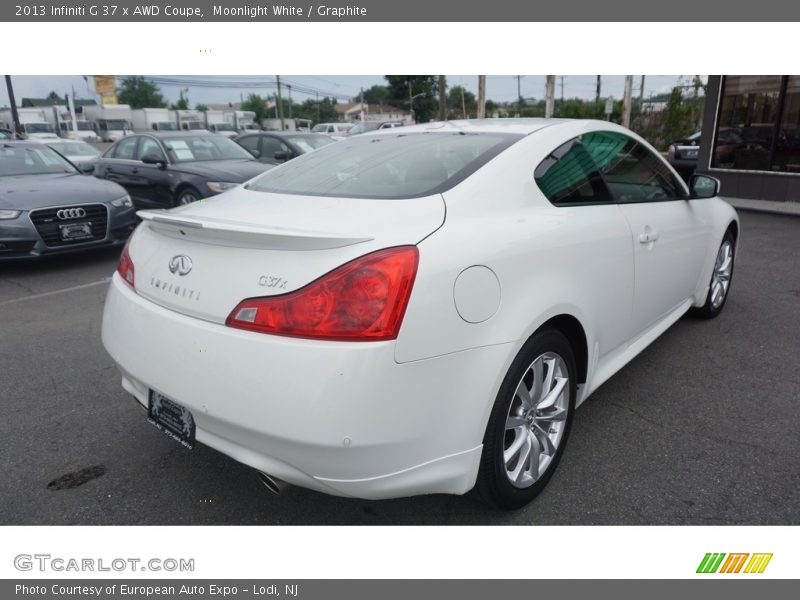Moonlight White / Graphite 2013 Infiniti G 37 x AWD Coupe