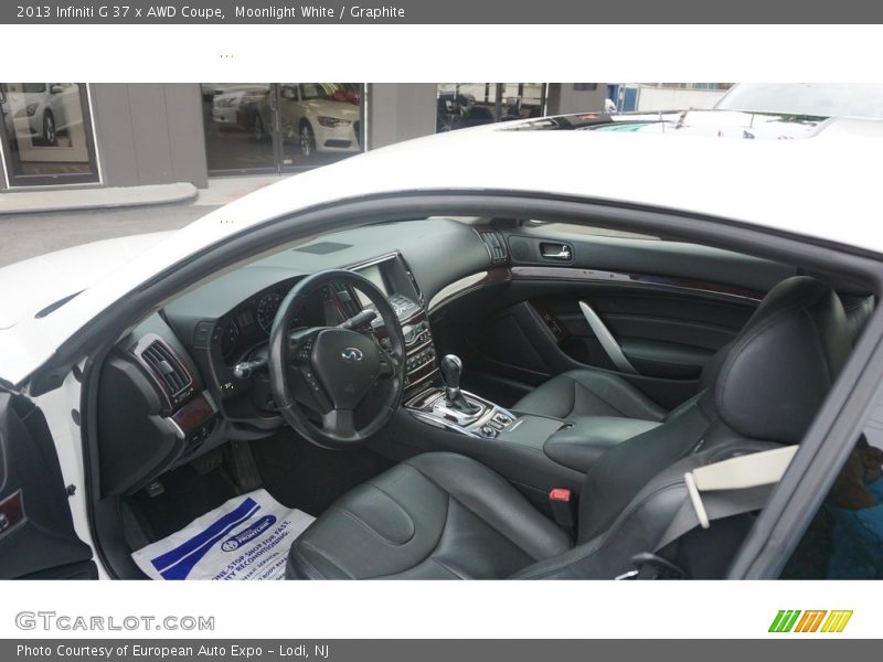 Moonlight White / Graphite 2013 Infiniti G 37 x AWD Coupe