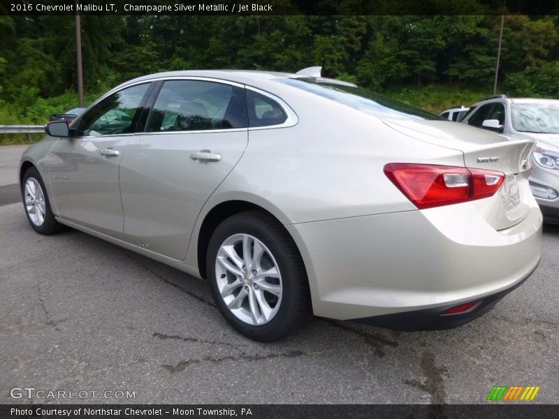 Champagne Silver Metallic / Jet Black 2016 Chevrolet Malibu LT
