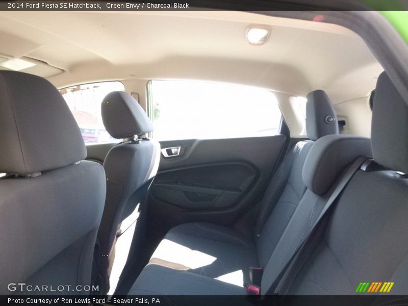 Green Envy / Charcoal Black 2014 Ford Fiesta SE Hatchback