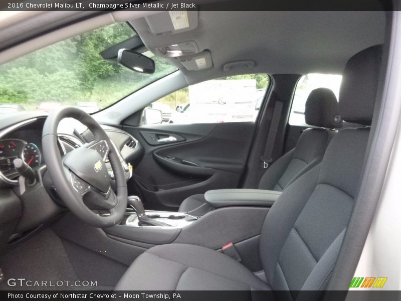 Champagne Silver Metallic / Jet Black 2016 Chevrolet Malibu LT