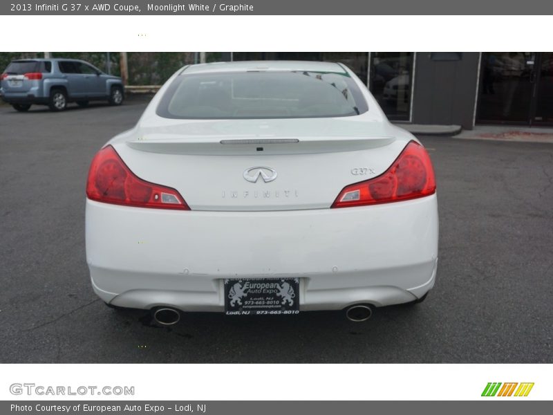 Moonlight White / Graphite 2013 Infiniti G 37 x AWD Coupe