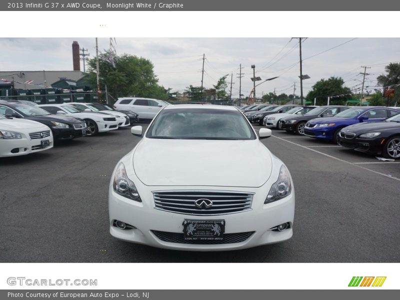 Moonlight White / Graphite 2013 Infiniti G 37 x AWD Coupe