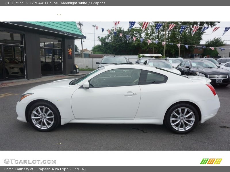 Moonlight White / Graphite 2013 Infiniti G 37 x AWD Coupe