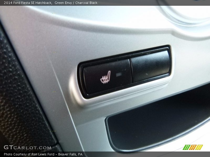 Green Envy / Charcoal Black 2014 Ford Fiesta SE Hatchback