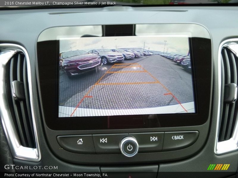 Champagne Silver Metallic / Jet Black 2016 Chevrolet Malibu LT