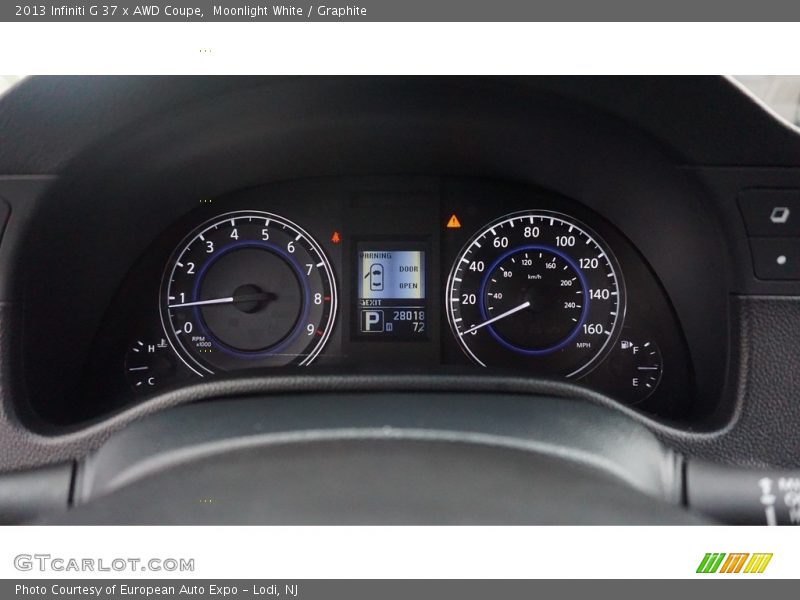 Moonlight White / Graphite 2013 Infiniti G 37 x AWD Coupe