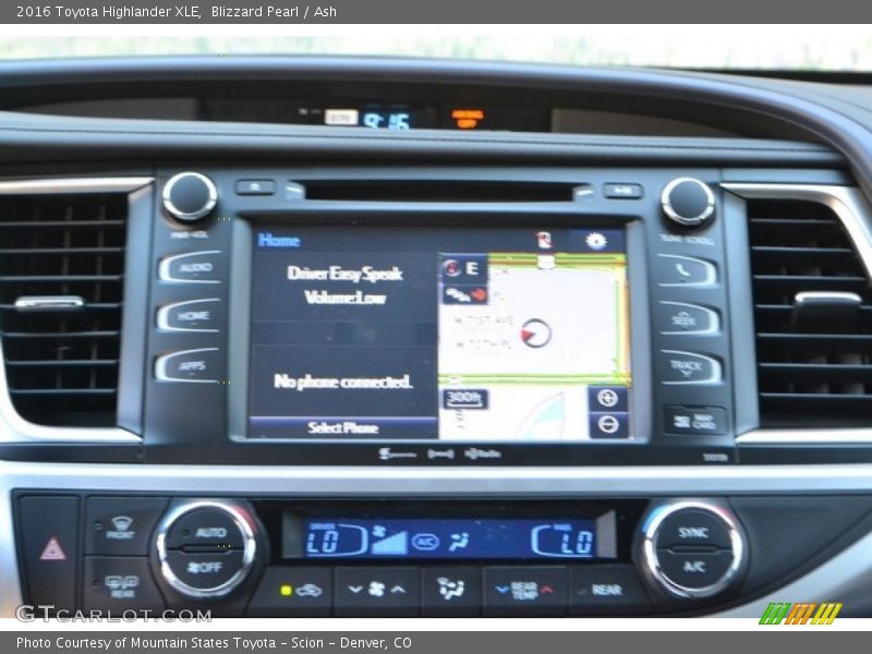 Blizzard Pearl / Ash 2016 Toyota Highlander XLE