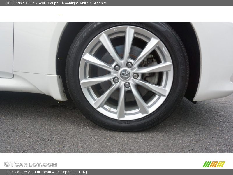 Moonlight White / Graphite 2013 Infiniti G 37 x AWD Coupe
