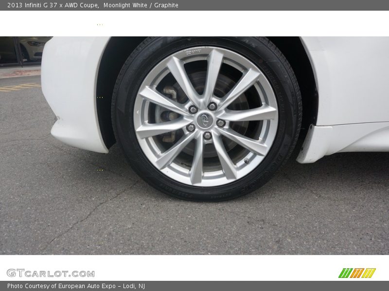Moonlight White / Graphite 2013 Infiniti G 37 x AWD Coupe