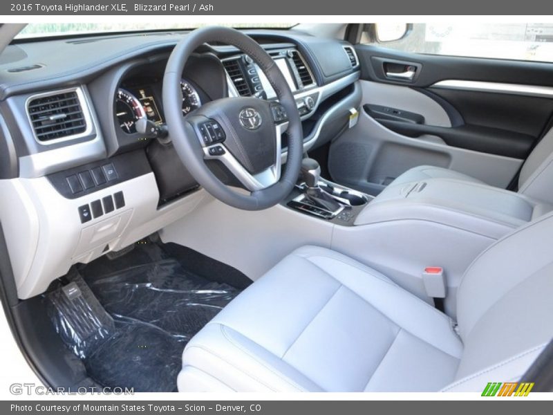 Blizzard Pearl / Ash 2016 Toyota Highlander XLE