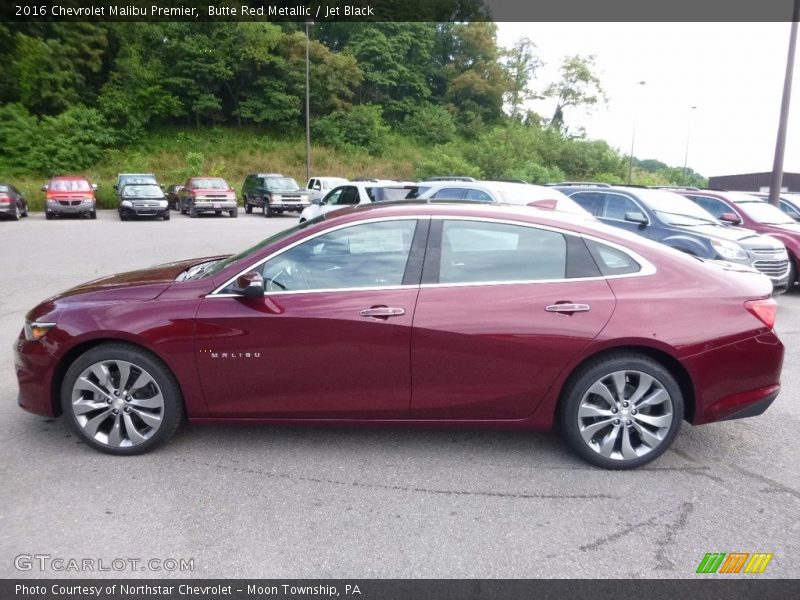 Butte Red Metallic / Jet Black 2016 Chevrolet Malibu Premier