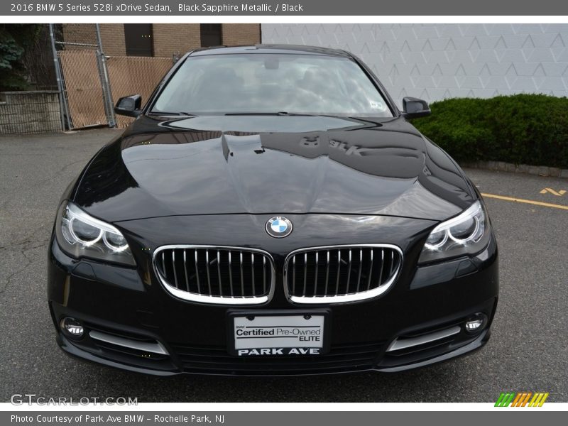 Black Sapphire Metallic / Black 2016 BMW 5 Series 528i xDrive Sedan