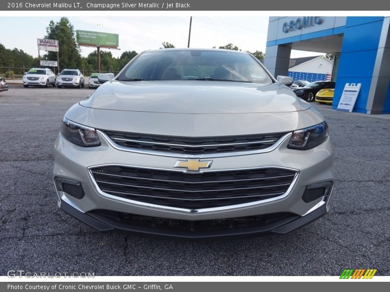 Champagne Silver Metallic / Jet Black 2016 Chevrolet Malibu LT