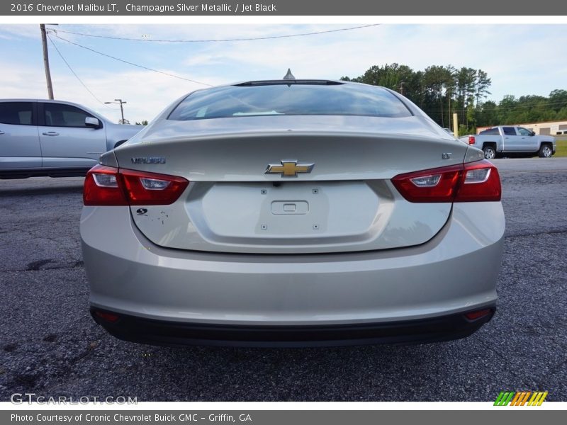 Champagne Silver Metallic / Jet Black 2016 Chevrolet Malibu LT
