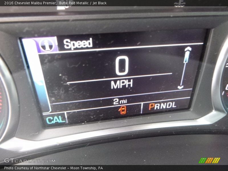 Butte Red Metallic / Jet Black 2016 Chevrolet Malibu Premier