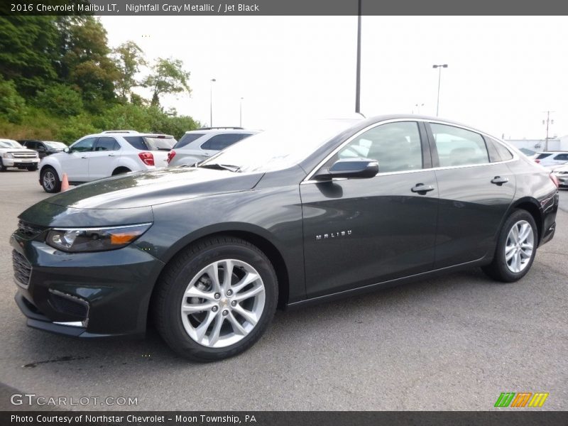 Nightfall Gray Metallic / Jet Black 2016 Chevrolet Malibu LT