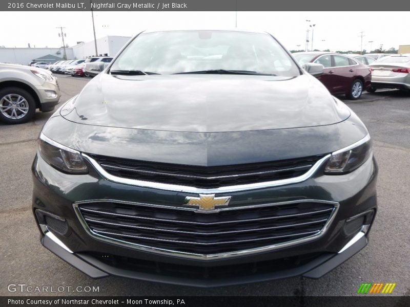 Nightfall Gray Metallic / Jet Black 2016 Chevrolet Malibu LT