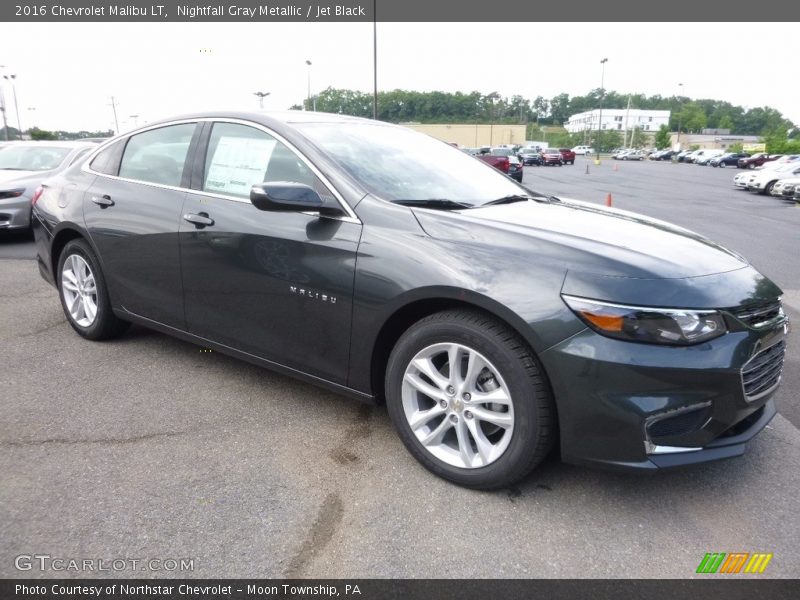Nightfall Gray Metallic / Jet Black 2016 Chevrolet Malibu LT