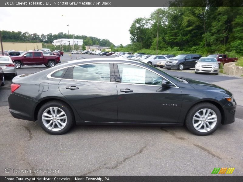 Nightfall Gray Metallic / Jet Black 2016 Chevrolet Malibu LT