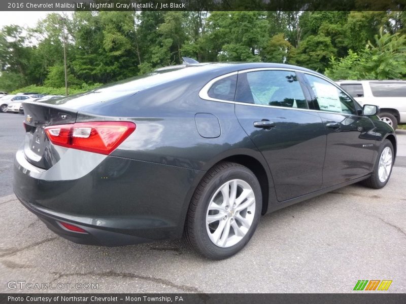 Nightfall Gray Metallic / Jet Black 2016 Chevrolet Malibu LT