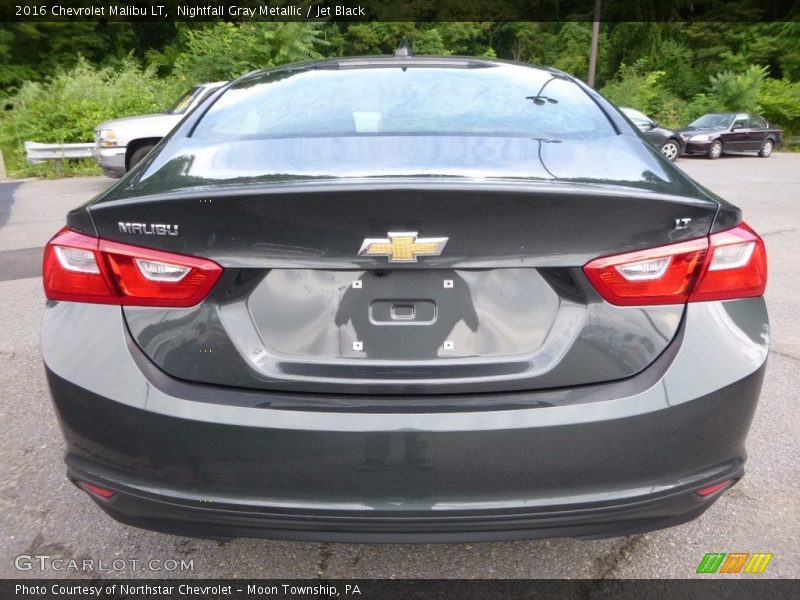 Nightfall Gray Metallic / Jet Black 2016 Chevrolet Malibu LT