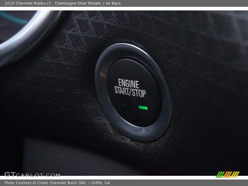 Champagne Silver Metallic / Jet Black 2016 Chevrolet Malibu LT