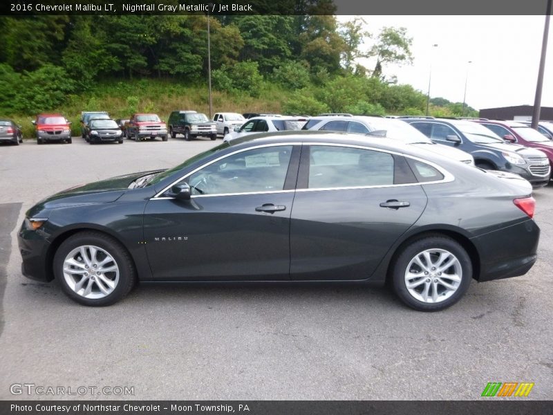 Nightfall Gray Metallic / Jet Black 2016 Chevrolet Malibu LT