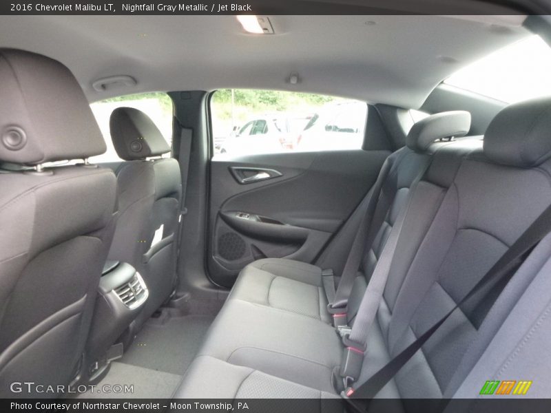 Nightfall Gray Metallic / Jet Black 2016 Chevrolet Malibu LT