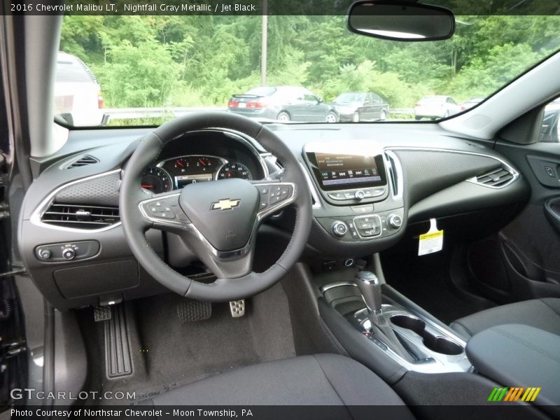 Nightfall Gray Metallic / Jet Black 2016 Chevrolet Malibu LT