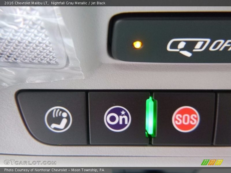 Nightfall Gray Metallic / Jet Black 2016 Chevrolet Malibu LT