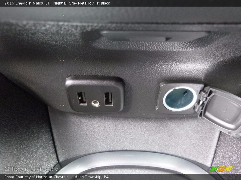 Nightfall Gray Metallic / Jet Black 2016 Chevrolet Malibu LT