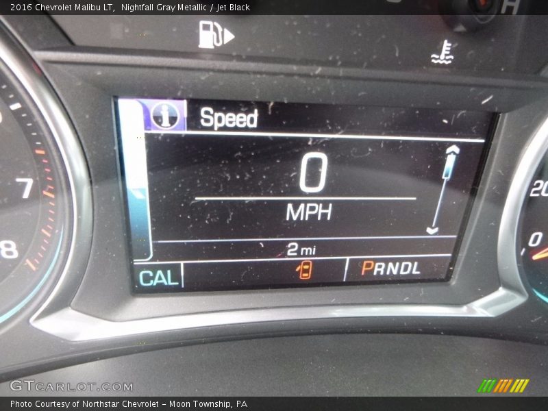 Nightfall Gray Metallic / Jet Black 2016 Chevrolet Malibu LT