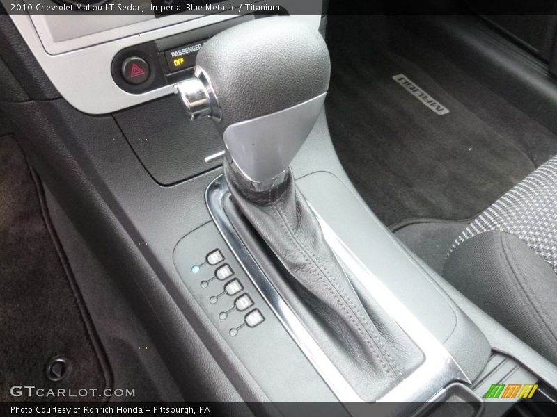 Imperial Blue Metallic / Titanium 2010 Chevrolet Malibu LT Sedan