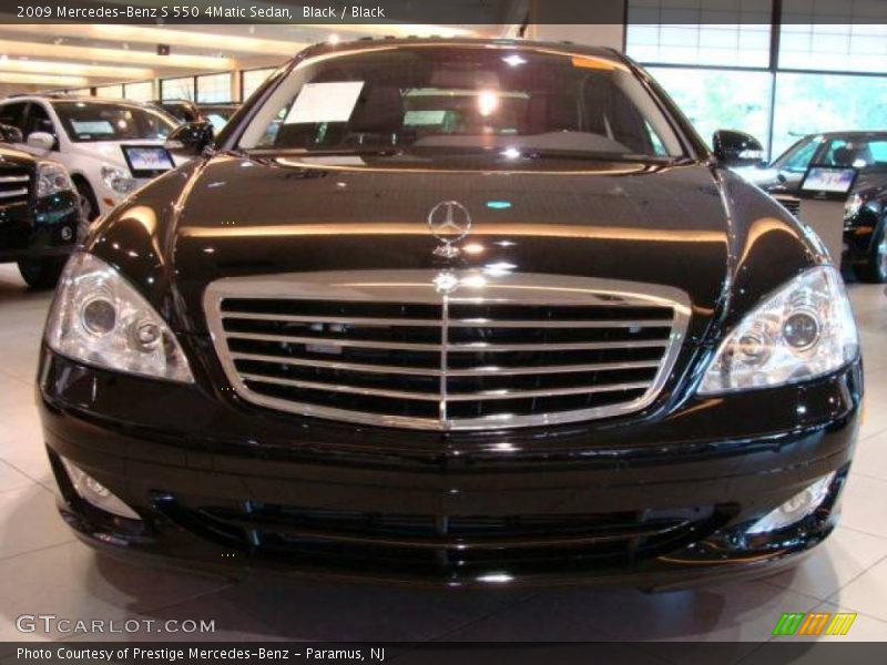 Black / Black 2009 Mercedes-Benz S 550 4Matic Sedan