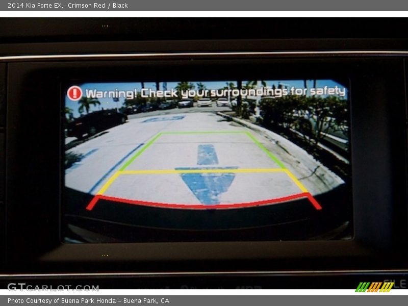 Crimson Red / Black 2014 Kia Forte EX